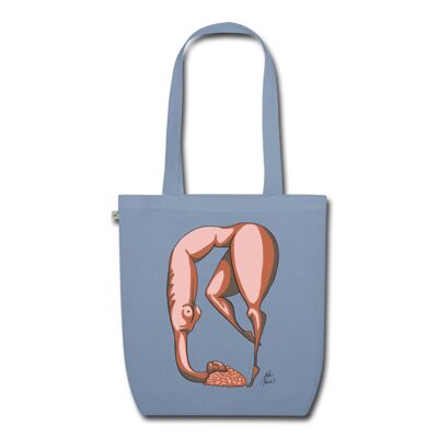 Head down Organic EarthPositive Tote Bag - steel blue