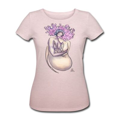 Lovers Women’s Organic T-Shirt - cream heather pink - XXL