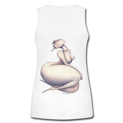 Skin In the box Women’s Organic Tank Top - white - M