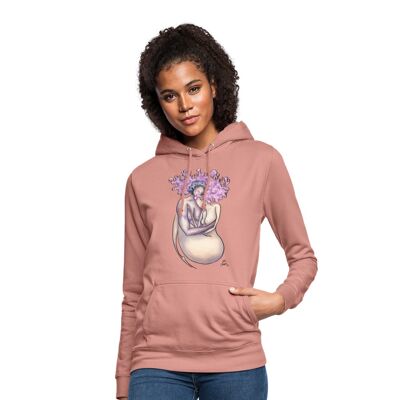 Women's Hoodie - dusky rose - S