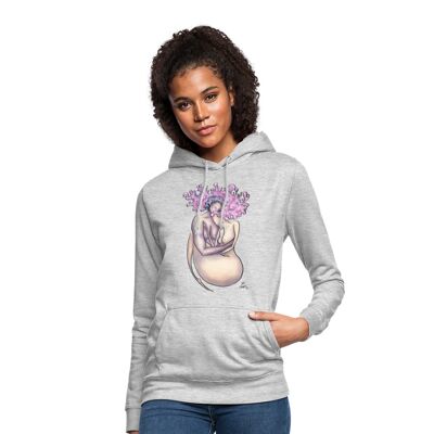 Women's Hoodie - light heather grey - M