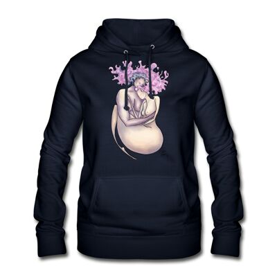 Women's Hoodie - navy - XL