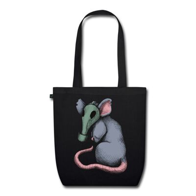 City Rat Organic EarthPositive Tote Bag - black