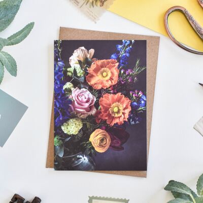 Floral Spring Bouquet Greeting Card