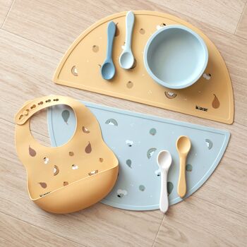 Set de table en silicone fruits - Ocre 2