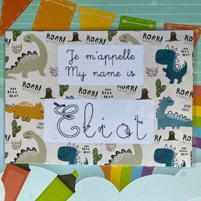 Placemat 3-6 years| Bilingual English French
