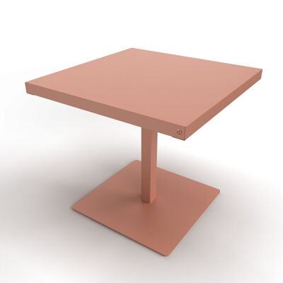 Table bistrot ONI Beige Rouge