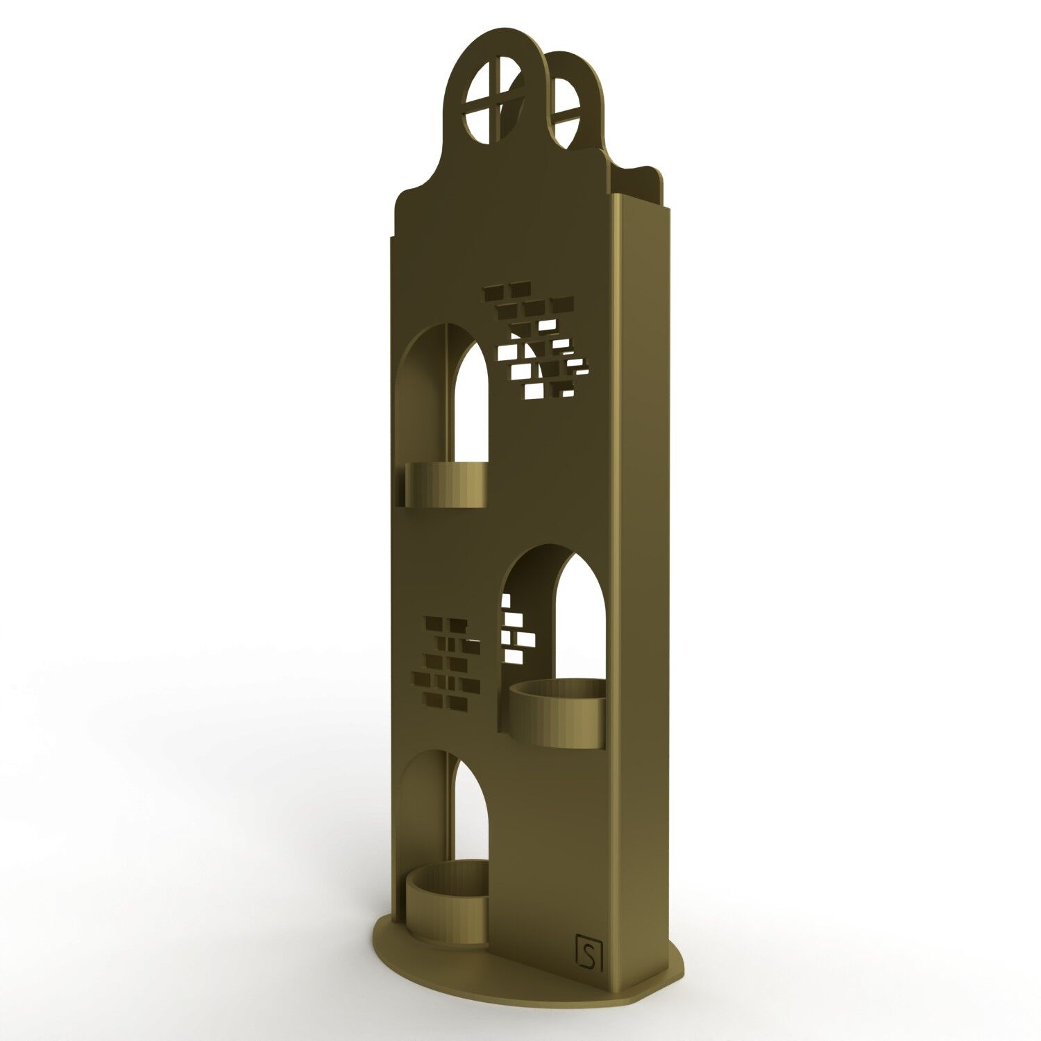 Portacandele Canal House Medium Gold