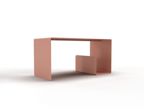 Glide Table Beige Red