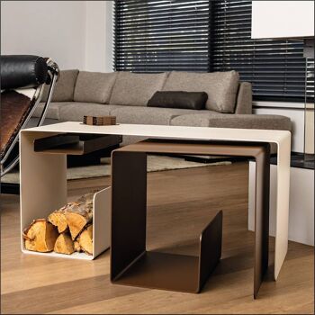 Table Glide Gris 2