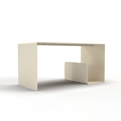 Glide Table Pearl White