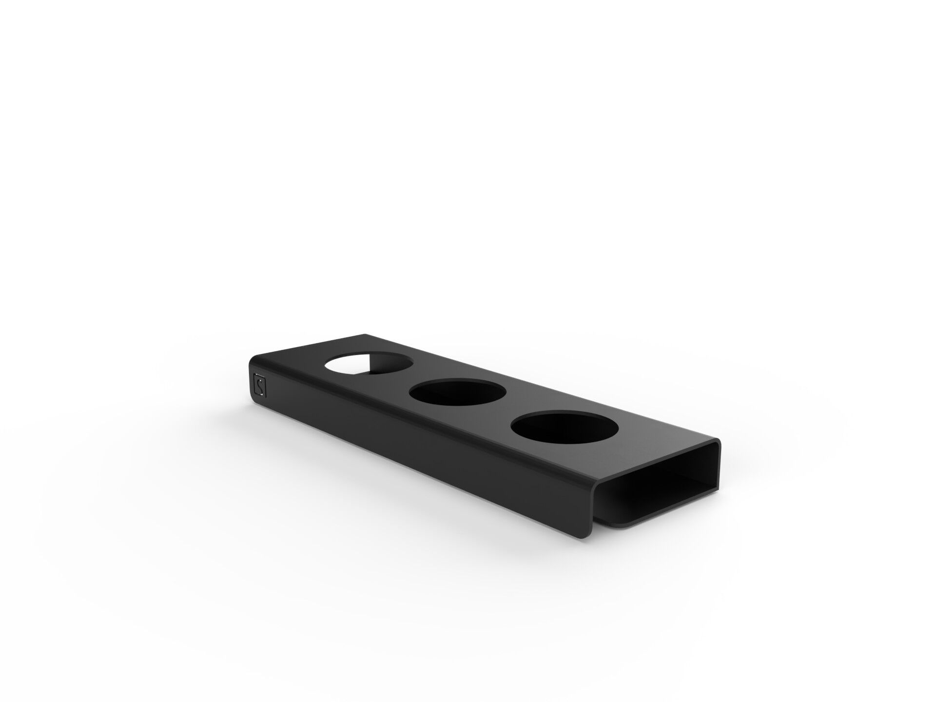 Teelicht-Plateau Schwarz