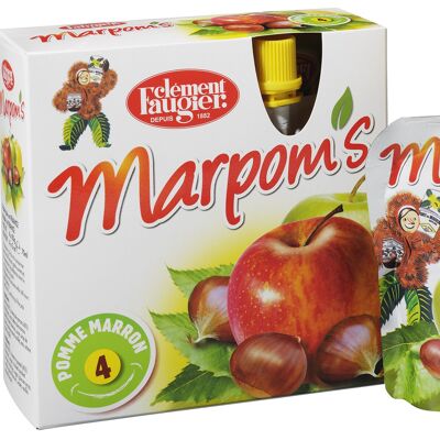 Marpom's Pack 4 pomme gourdes 85g
