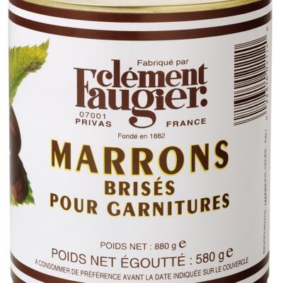 Marrons brisés à l'eau boîte 4/4 580g