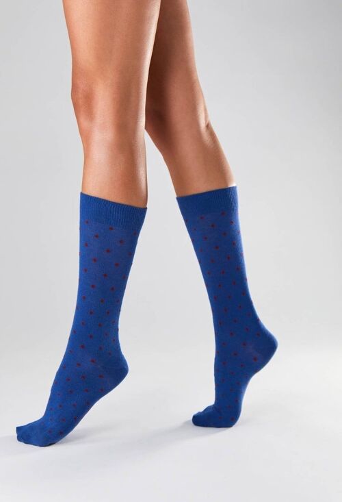 BeDots Blue - 100% Organic Cotton Socks