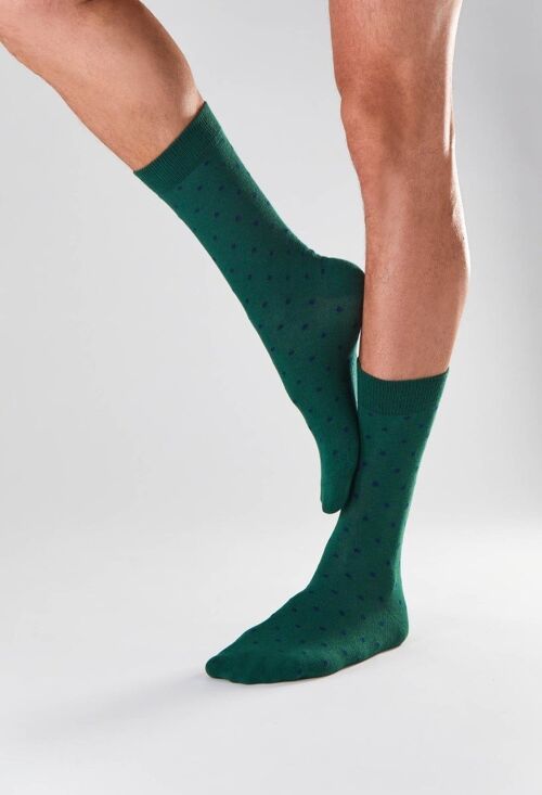 BeDots Green - 100% Organic Cotton Socks