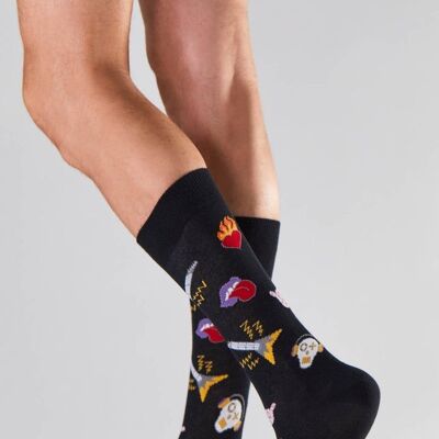 BeRock Black – Socken aus 100 % Bio-Baumwolle