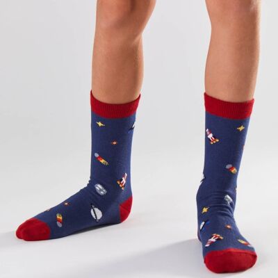 BeSpace Kids Navy – Socken aus 100 % Bio-Baumwolle