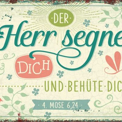 Postkarte - Der Herr segne und behüte