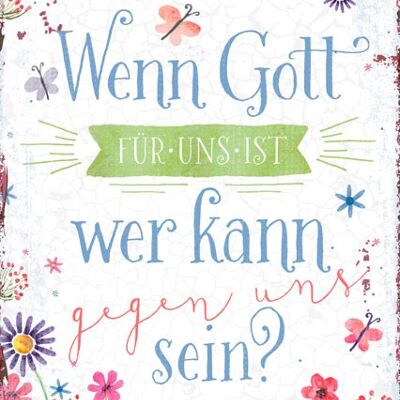 Postkarte - Gott ist für uns