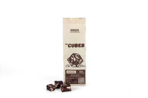 CUBES, chocolat noir - Chocolat BIO