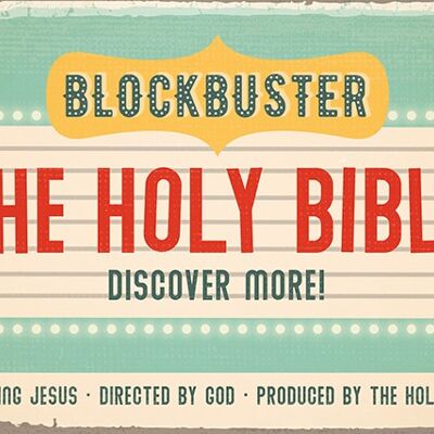Postkarte - The Holy Bible