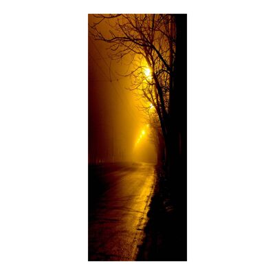 Majestic Night in the Forest Adesivo per porta Peel & Stick Vinyl Door Wrap Art Décor