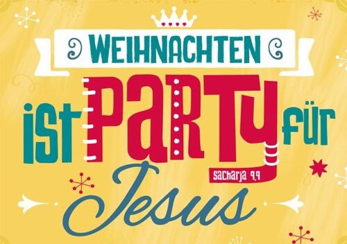 Mini - Weihnachten - Party für Jesus