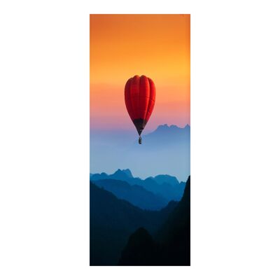 Baloon Flight Door Sticker Peel & Stick Vinyl Türfolie Art Décor