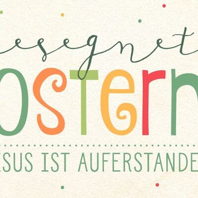 Mini - Gesegnete Ostern