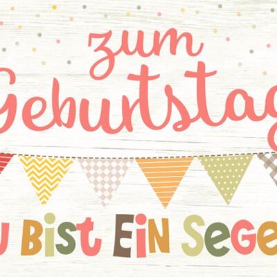 Mini - Geburtstag - Du bist ein Segen