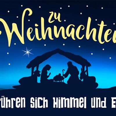 Mini - Weihnachten - Himmel und Erde