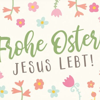 Mini - Happy Easter - Jesus is alive