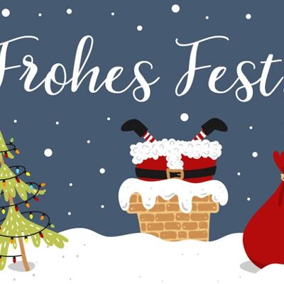 Mini - Frohes Fest (Weihnachtsmann)
