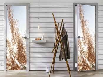Pampas Grass in Sunlight Door Sticker Peel & Stick Vinyl Door Wrap Art Décor 3