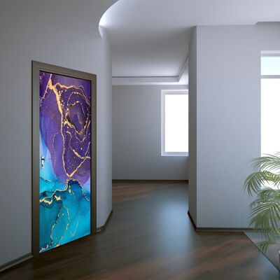 Adesivo per porte Peel & Stick Vinyl Door Wrap Art Decor 2