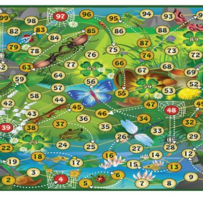 Animals Game For Kids Laminated Vinyl Cover Self-Adhesive for Desk and Tables