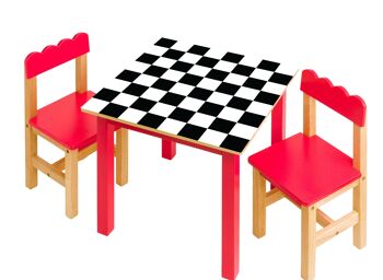 Plateau de jeu d'échecs en vinyle laminé auto-adhésif pour bureau et tables 6