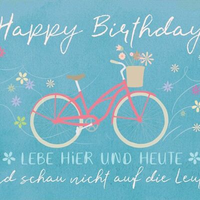 Grande benedizione - Buon compleanno (bicicletta)