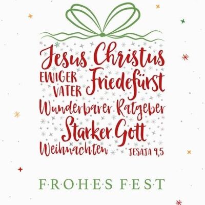 Big Blessing Silber - Frohes Fest (Geschenk)