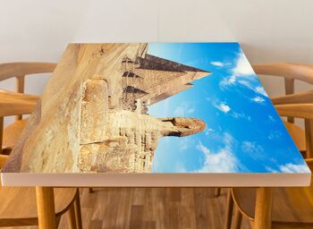 Pyramides Sphinx Égypte Couverture en vinyle laminé auto-adhésif pour bureau et tables 3
