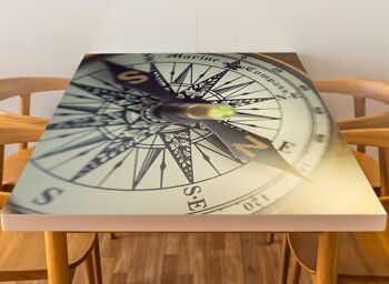 Compass Parts of World Housse en vinyle laminé autocollante pour bureau et tables 3