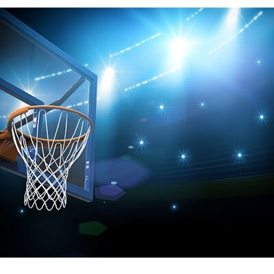 Basketball Basket Laminated Vinyl Cover Self-Adhesive for Desk and Tables