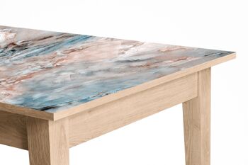 Marbre et inclusions Vinyle auto-adhésif laminé Table Desk Art Décor Cover 4