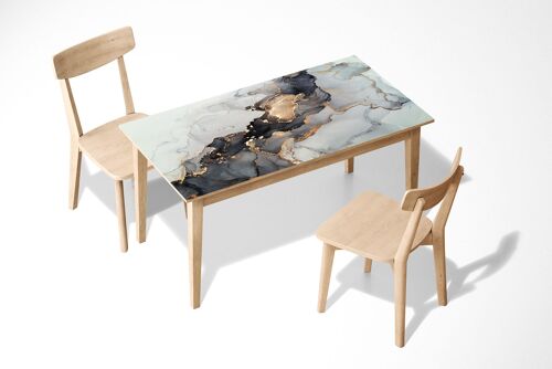 Abstract Art Marble Laminated Self Adhesive Vinyl Table Desk Art Décor Cover