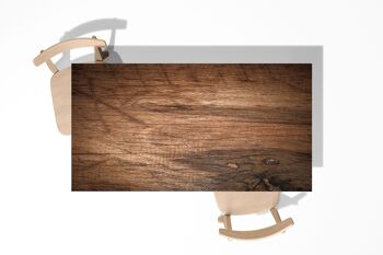 Couverture de décoration d'art de bureau de table de vinyle auto-adhésif stratifié de texture de vieux bois 2 3