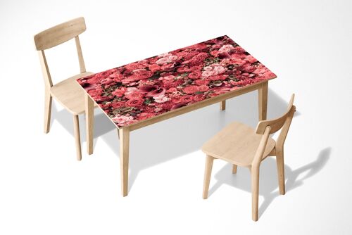Background of flowers Laminated Self Adhesive Vinyl Table Desk Art Décor Cover