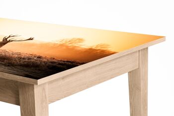 Cerf sur dentelle vinyle auto-adhésif laminé Table Desk Art Décor Cover 4