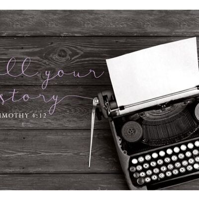 Postcard Black & White - Your story