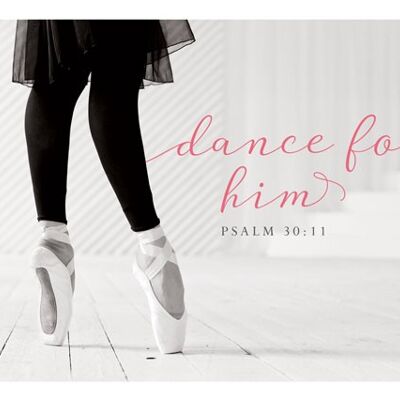 Postkarte Black & White - Dance for him